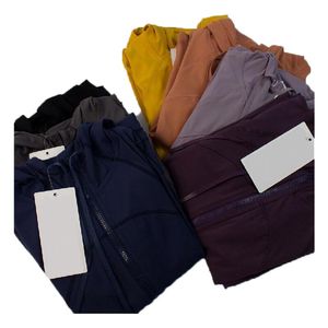 اليوغا ارتداء السترات هوديز Sweatshirts المرأة الأزياء عالية التصميم الرياضي معاطف معاطف مرتين الصنفرة اللياقة البدنية chothing ملابس طويلة الأكمام