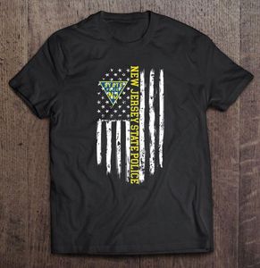 Męskie koszulki koszulki State State American Flag Men T-Shirt Ogabrywa Koszulka Towagarowa T Women Man Gymmen's Męskie