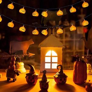 Strings Halloween Decor Pumpkin Lights LED String Light Orange Lanterns For Party Outdoor LightingLED StringsLED