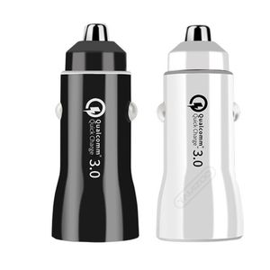 Car Charger Quick Charge QC3.0 SCP PD Type C 36W Fast USB Chargers Universal For iPhone For Samsung Phone With OPP bag package