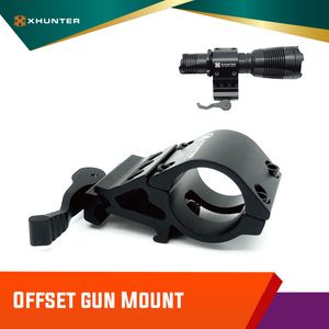 Wholesale offset ring for sale - Group buy Xhunter Tactical Accessories mm Offset Scope Barrel Ring Mount mm QD Picatinny Rail Flashlight Black Matte