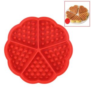 Baking Moulds Waffle Cake Silicone Mold Non-stick Square Heart Muffin Lattice Biscuit Maker Tool BakewareBaking