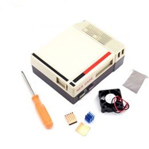 Интегрированные схемы 1 Комплект черных мини-NES Nespi Case Retroflag с охлаждающим вентилятором, предназначенный для Raspberry Pi 3/2 / B