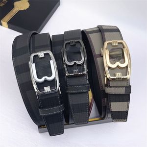 Famous brand Men's fashion business belt Z-shaped automatic buckle Designer belts Classic luxury wedding waistband for men