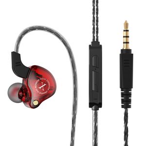 HIFI Subwoofer Kablolu Kulaklıklar Mikrofon ve Uzaktan Stereo 3.5mm Kulakbaz ile Kulak Kulaklıkları İPhone için Müzik Kulaklıkları Samsung Huawei LG Tüm akıllı telefonlar