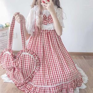Vestido De Las Niñas Jardín al por mayor-Mothybot dulce vestido lolita diariamente pequeña niña fresca jsk sospechos