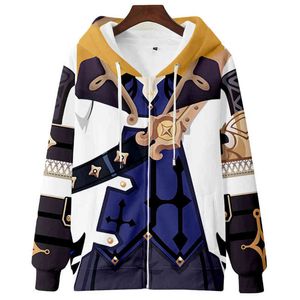 Genshin Impact Felpes cosplay Hu Tao Hoodies Men Women Customes Jackets Cartoon Kawaii Girl Boy Kids Anime Selda Y220713