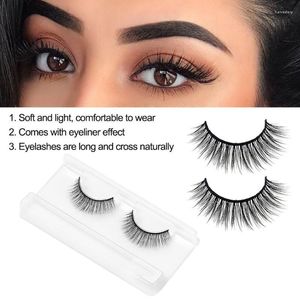 False Eyelashes Woman's Long Apply Quickly Natural Curly Self-adhesive Eye Makeup Tools Reusable 3D Lash Extension EyelashesFalse Harv22