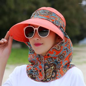 Mulheres chapéu de verão Simple Bercha dobrável meninas de palha de palha praia UV Proteção Cap de montanhismo Lady Freanie/Skull Caps Oliv22