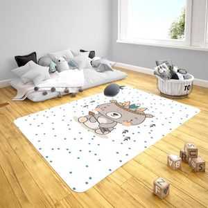 Tappeti Modello Cute Panda Baby Play Mat Tappeto Rotondo Rettangolare per Bambini Nato CiuccioTappeti TappetiTappeti