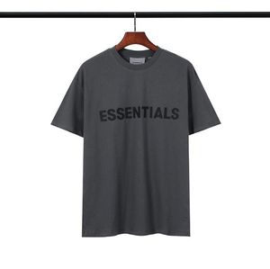 2022 Spring Summer Hip Hop Essentials 3D Silicon Tee Skateboard Tshirt F Men Women Short Sleeve Casual Shirt A25