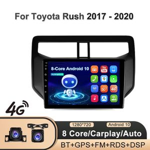 Android 10.1 Araba Radyo Video Stereo 9 inç IPS HD GPS Navigasyon DSP TOYOTA RUSH-2018