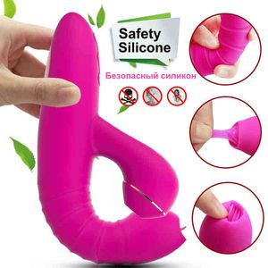 Vibratori sessuali Masturbatori Flxur Riscaldamento Dildo per le donne Aspirazione Punto G Tong Stimolazione del clitoride Siliconi morbidi Giocattolo per adulti per 1013