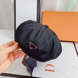 Prad Beanie Designer Hat Octagonowa czapka luksus dżentelmen najwyższej jakości męskie i damskie słońce Wysokiej jakości letnie randki Black 590