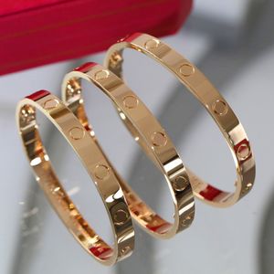 Pulseira de chave de fenda pulseira de amor pulseira de grife Moda Unisex Cuff Bracelets Banhado a Ouro 18K Joias Feminina Feminina Pulseira de Luxo