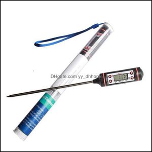 Thermometers Wholesale Kitchen Food Tools Digital For Bbq Electronic Cook Dhpwl