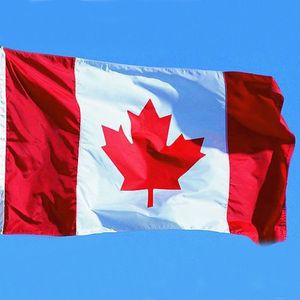 Kanada Bayrak Banner 90*150cm Asma Ulusal Bayrak Kanada Dekorasyon Banner Toptan