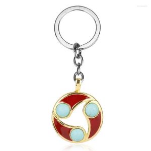 Keychains Game Peripheral Dota2 Dodge Protection In Line With Golden Keychain Turret Equipment Props Schoolbag Pendant Key Ring Miri22