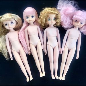 Little Defective 25CM Cute Dolls Elf Ears Princess Makeup Movable Joints Lovely Baby Doll Reborn Accessories for Girls Toy 220707