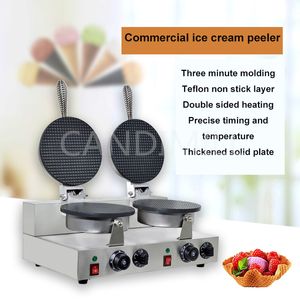 Equipamento de processamento de alimentos Sorvete de sorvete comercial Cone de ovo de máquina doce cilindro doce waffle forno de bolo de salão de ovo Rind Rind Rind Rind