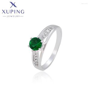 ウェディングリングXuping Jewelry Summer Sale Fashion Fashion Women Engagement Ring with Rhodium Plated ZBR196WeddingEDWI22