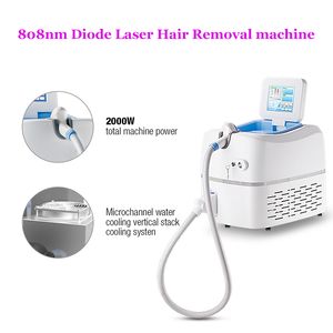 Ny 808NM Diode Laser Face Body Hair Removal Machine Snabb håravtal för alla hudfärger 20 miljoner skott OEM-logotyp