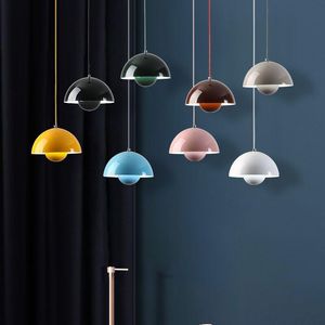 Pendant Lamps Modern Lights Nordic Flowerpot LED Hanging Lamp Dining Room Living Decor Indoor Lighting FixturesPendant