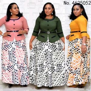 Abbigliamento etnico Abiti africani per le donne 2XL-6XL Plus Size Abito natalizio Inverno Dashiki Robe Femme Party Maxi ClothesEthnic