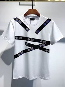 DSQ Phantom Turtle 2022FW New Mens 디자이너 티셔츠 이탈리아 패션 Tshirts 여름 패턴 티셔츠 남성 최고 품질면 상단
