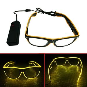 Strips Eye-wear Glasses Neon LED Strip Light Battery Powered Glowing Special Shutter Up EL Wire FOR Bar Holiday Raves PartyLED StripsLED