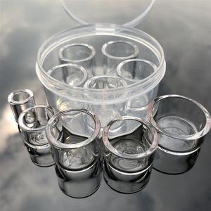 Wholesale flat bowls for sale - Group buy 10mm mm mm mm mm Flat Top Bottom Thermal Skillet Quartz Phat Bowl Insert Drop for L XL XXL Thick Domeless Banger Nail333W
