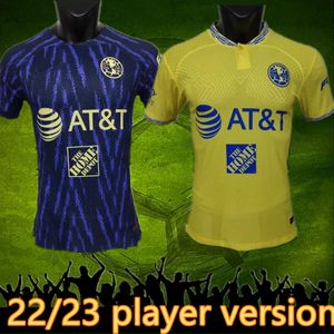 2023 Jogador Versão Clube Clube America Soccer Jerseys F Vinas Henry New Liga MX Jersey Rodriguez America Giovani Football camisa
