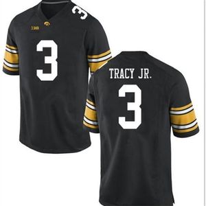 Chen37 Goodjob Мужчины молодежь женщины Айова Соколиные направления #3 Tyrone Tracy Jr Football Jersey Size S-5xl или пользовательский