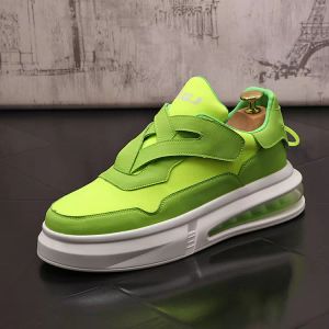 Moda punk grossa masculino de sapatos casuais designer de luxo de luxo festas de casamento tênis altos tops redondos de pé na web tornozelo tornozelo panomotes de campainha