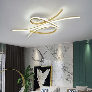 Taklampor Moderna LED -ljuskronor för matsal sovrum levande kreativa konststil lampor heminredning belysning fixtur
