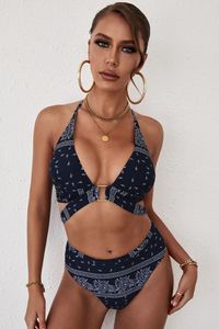 Badeanzug Zweiteilige Badebekleidung Sexy Beachwear Bikini Damen Größe S-L