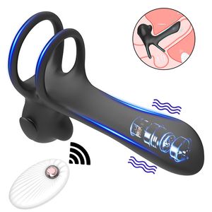 Penis Ring Cock Vibrator Drahtlose Fernbedienung Cockring Vaginal Stimulator Massage sexy Spielzeug Für Paar Männer Männlich Peni Hülse