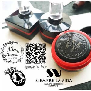 your own inking Customized Posensitive ink Personalized Custom Self Inking Stamp Rubber 220627