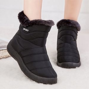 Женские ботинки новые снежные ботинки для зимней обуви Женщина водонепроницаем