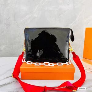 Kadın Çanta Yıkama Gargle Çanta Kızlar Omuz torbası Çanta Omuz Moda Çanta Yıpranmış Geniş Sapanlar Parlak Tasarımcı Lüks Crossbody