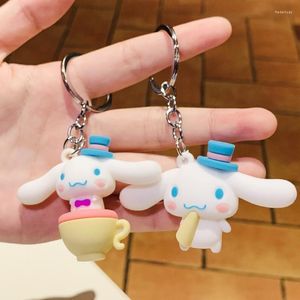 Keychains Doll Keychain Jewelry Kawaii Gift Key Ring Car Accessories Fashion Phone Charm Anime PVC Gifts For Men Lanyard Fred22