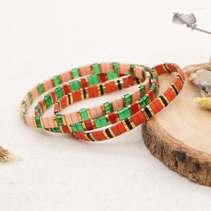 Urok bransolety Go2boho szklane koraliki bransoletka dla kobiet biżuteria femme biżuteria japońska japońska tila koraliki pulsera miyuki stretch prezent kent22