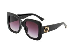 Designer de Moda 0083 Óculos de Sol Homem Mulher Óculos de Sol de Luxo Óculos Retângulo Adumbral Moldura Completa de Alta Qualidade