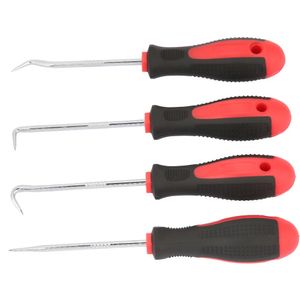 4pcs Long Car Pick and Hook Set Oil Seal Remover Tools for Seal Gasket Hoses O Ring