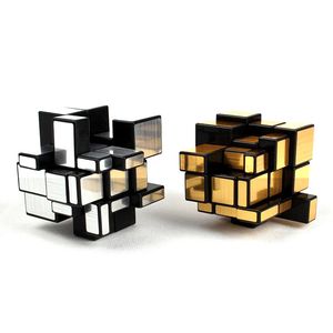 Sihirli Fidget Küpler toptan satış-Ayna Magic Cube Dekompresyon Hediye Partisi Favor Yetişkin Çocuk Altın Gümüş Renk Bulma Küpleri Fidget Oyuncak