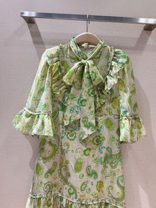 호주 디자이너 디자인 브랜드 Tencel Cotton Ribbon Holiday Dress