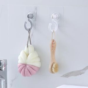 1PC ceiling rotating home multifunctional adhesive strong hook kitchen bathroom wall key hanging door rear coat hook Inventory