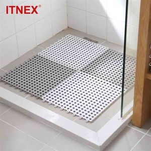 2/4 PC tappetini da bagno non slip per bagno in PVC PVC Bathmats tappetini da cucina per la casa per bagno tappeto tappeto tappeto da bagno 210401