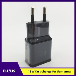 15w Charger for Samsung Fast Charging Chargeur Cargador EU US Wall Charger Works with Samsung Phones Galaxy S10e Z Flip Note9 M62 M40 M30s A20