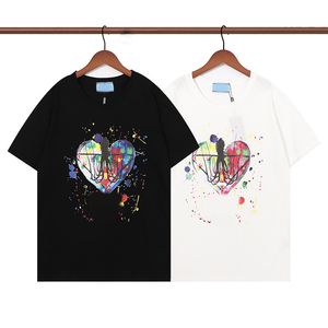 New Europe & America Men's Luxuries Designers T Shirts High Quality Men Women Couple Casual Short Sleeve Mens Round Neck letter printing Shirts A9